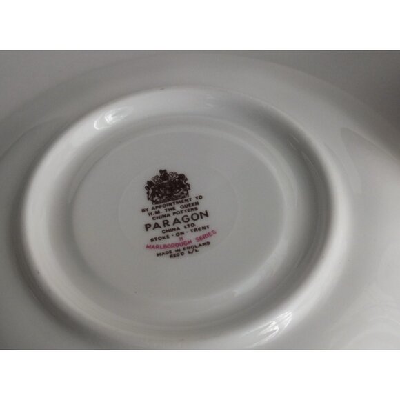 RARE Paragon Teacup and Saucer Marlborough Courting Couple Made in England   - Picture 14 of 16